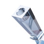 Зображення Свічник скляний Light House LG-30073 CR сірий висота 22 см ИМ Light-Deco 2 