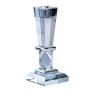Зображення Свічник скляний Light House LG-30073 CR сірий висота 22 см ИМ Light-Deco 3 