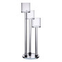 Зображення Свічник скляний на ніжці на 3 свічки Light House LG-30110 CL прозорий висота 38 см ИМ Light-Deco 
