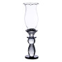 Зображення Свічник скляний Light House LG-30081 CL+BK прозорий з чорним висота 29 см ИМ Light-Deco 