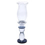 Зображення Свічник скляний Light House LG-30081 CL+BK прозорий з чорним висота 29 см ИМ Light-Deco 1 