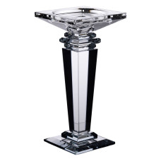 Свічник скляний Light House LG-30102CL прозорий висота 20 см