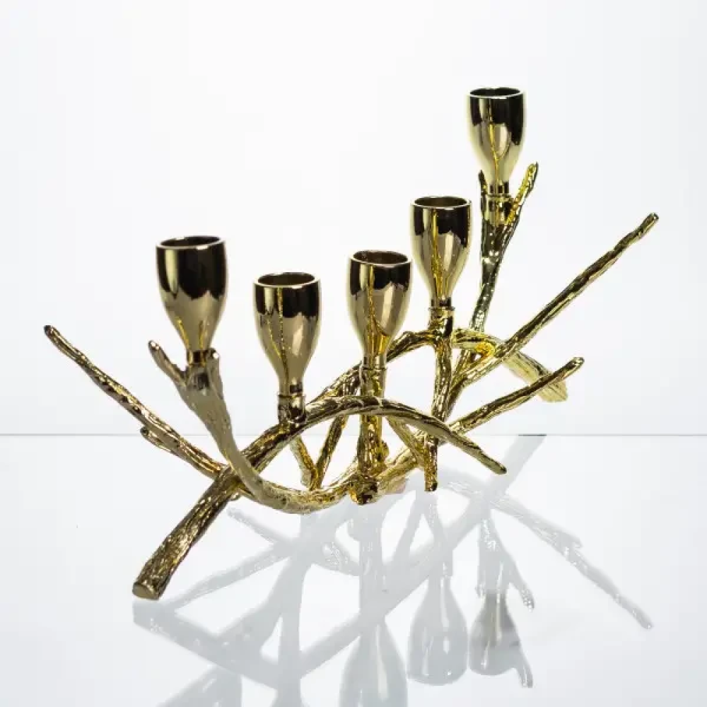 Изображение Свечанок металлический Wildwood 37х10х14 см декоративный HP-7-11 ИМ Light-Deco 