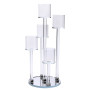 Зображення Свічник скляний на ніжці на 5 свічок Light House LG-30107 CL прозорий висота 38 см ИМ Light-Deco 1 