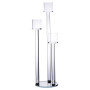 Зображення Свічник скляний на ніжці на 3 свічки Light House LG-30109 CL прозорий висота 57 см ИМ Light-Deco 