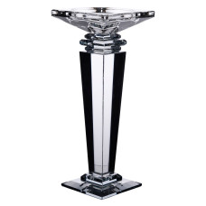 Свічник скляний Light House LG-30100 CL прозорий висота 24 см