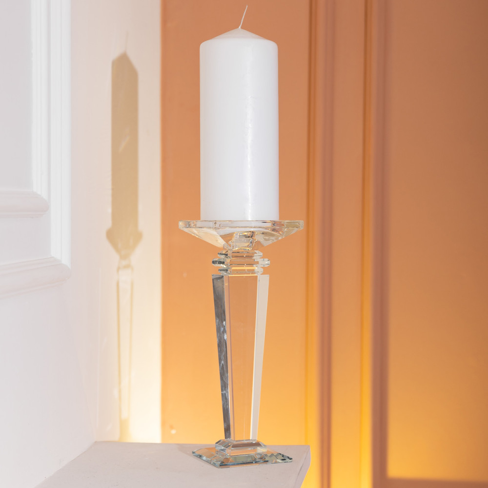 Зображення Свічник скляний Light House LG-30100 CL прозорий висота 24 см ИМ Light-Deco 4 