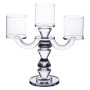 Зображення Канделябр свічник скляний на ніжці на 3 свічки Light House LG-30060 CL прозорий ИМ Light-Deco 