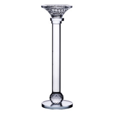 Свічник скляний Light House LG-30085 CL прозорий висота 29 см