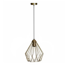 Світильник підвісний у стилі лофт MSK Electric Silvia NL 05371 BN бронза