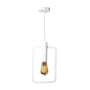 Изображение Cветильник подвесной MSK Electric Asket под лампу Е27 NL 2033 WH белый ИМ Light-Deco 