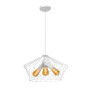 Зображення Підвіс лофт MSK Electric Camelia білий на три лампи NL 3329-3 W ИМ Light-Deco 