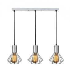 Світильник лофт MSK Electric Diadem підвісний на планці хром NL 2215-3 CR