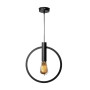 Изображение Cветильник подвесной MSK Electric Asket под лампу Е27 NL 3033 BK черный ИМ Light-Deco 