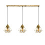Изображение Светильник подвесной MSK Electric Crystal в стиле лофт NL 0535-3 BN бронза ИМ Light-Deco 