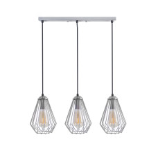 Світильник підвісний у стилі лофт MSK Electric Silvia NL 05371-3 CR