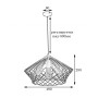 Изображение Светильник подвесной MSK Electric Camelia в стиле лофт NL 3429-3 ИМ Light-Deco 1 