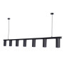 Зображення Люстра підвісна MSK Electric Tube у стилі лофт NL 2450-7 BK ИМ Light-Deco 