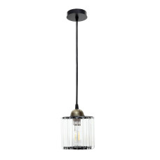 Светильник подвесной MSK Electric Brillante подвес одинарный под лампу Е27 черный NL 12112 BK