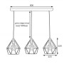 Зображення Світильник підвісний на три лампи MSK Electric Sierra NL 0537-3 ИМ Light-Deco 1 