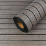 Изображение Покрытие виниловое самоклеющееся 3D Рейки в рулоне Металический пепел 600х2900х3мм SW-00002903 ИМ Light-Deco 
