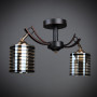 Зображення Люстра стельова Light House DL-17246/2 BK+BN коричневий ИМ Light-Deco 