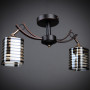 Зображення Люстра стельова Light House DL-17246/2 BK+BN коричневий ИМ Light-Deco 2 
