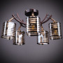 Зображення Люстра стельова Light House DL-17246/5 BK+BN коричневий ИМ Light-Deco 1 