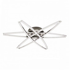 Люстра стельова LED HOROZ ELECTRIC «AVALON» 35W 4000K хром + білий