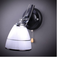 Бра настінне Light House DL-17252/1W BK WT чорне