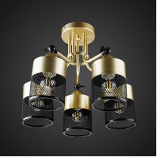 Потолочная люстра Light House DL-17317/5 FG BK золотой