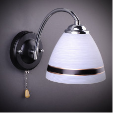 Бра настінне Light House DL-17333/1W ВК CR WT хром