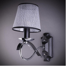 Бра настінне Light House DL-17219/1W BK+CR чорне