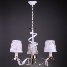 Підвісна люстра з абажурами Light House DL-17340/3 WT FG білий