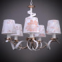 Зображення Підвісна люстра з абажурами Light House DL-17340/5 WT FG білий ИМ Light-Deco 1 
