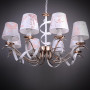 Зображення Підвісна люстра з абажурами Light House DL-17340/8 WT FG білий ИМ Light-Deco 1 