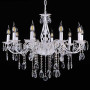 Зображення Кришталева підвісна люстра Light House DL-17354/10 WT біла ИМ Light-Deco 3 