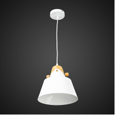 Світильник підвісний Light House DL-17279/1 WH+WOOD білий