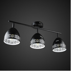 Стельова люстра Light House DL-17302/3 BK WT чорний