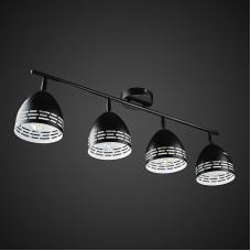 Стельова люстра Light House DL-17302/4 BK WT чорний
