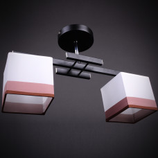 Стельова люстра Light House DL-17230/2 BK чорний