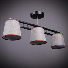 Стельова люстра Light House DL-17231/3 BK чорний