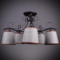 Стельова люстра Light House DL-17233/5 BN коричневий