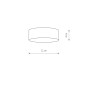 Изображение Потолочный светильник Nowodvorski 10402 Lid Round Led 1x15W 3000K 1200Lm IP20 Wh ИМ Light-Deco 3 