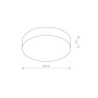 Зображення Купить Светильник Nowodvorski 10180 Arena LED 1x18W 4000K 1600Lm IP20 Gr ИМ Light-Deco 2 