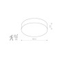 Зображення Купить Светильник Nowodvorski 10181 Arena E14 3x20W IP20 Gr ИМ Light-Deco 1 