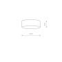 Изображение Потолочный светильник Nowodvorski 10406 Lid Round Led 1x15W 3000K 1100Lm IP20 Bl ИМ Light-Deco 3 