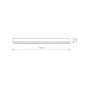 Зображення Купить Светильник Nowodvorski 7598 Straight ceiling led T8LED 1x16W 3000K 2300Lm IP20 Bl ИМ Light-Deco 1 