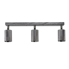 Світильник стельовий Атмолайт Chime GU10 L90-3 BrashSteel сірий