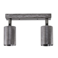 Світильник стельовий Атмолайт Chime GU10 L90-2 BrushSteel сірий